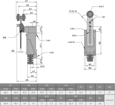Heyiarbeit 5 قطعة ME-8108 لحظة الحد التبديل قابل للتعديل الأسطوانة رافعة CNC مطحنة الليزر البلازما 1NC + 1NO لمفتاح باب الطابعة ثلاثية الأبعاد in Saudi Arabia