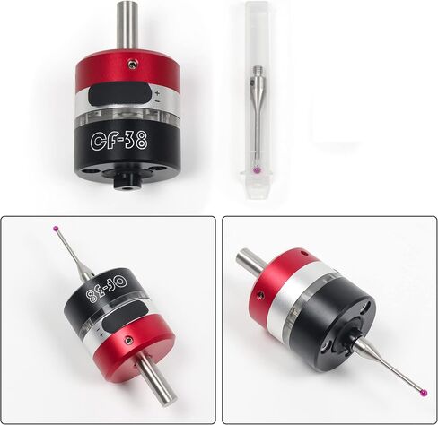 CNCTOPBAOS 3D Touch Probe Edge Finder to Find Desktop Center,V5 NPN NO 3D Edge Finder with Tip,Waterproof Anti-roll CNC Router Probe 6mm Handle Compatible with Mach3 GRBL CNC Milling Machine in Saudi Arabia