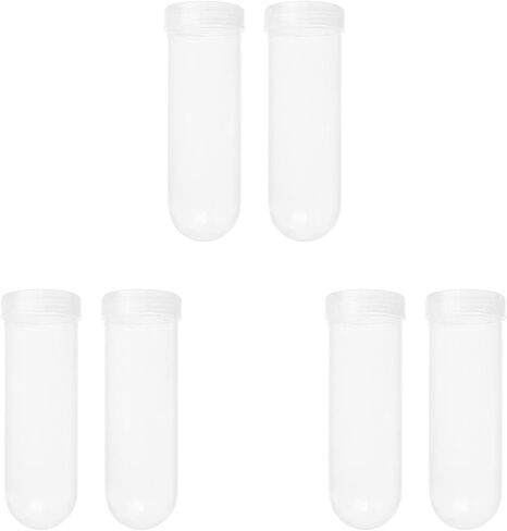 Aicosineg 30Pcs 100ml Plastic Centrifuge Tube Storage Liquid Centrifuge Tube with Snap Cap for Sample Laboratory School Educational Mark Microcentrifuge Round Bottom Clear Storage Vial Container in Saudi Arabia