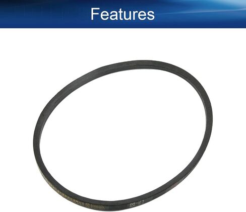 Heyiarbeit Drive V-Belt 10 mm/0.39 inch Width 6mm/0.24 inch Thickness 533mm/20.98 inch Perimeter M21 Rubber Black Industrial Power Rubber Transmission Belt 1 Pcs in Saudi Arabia