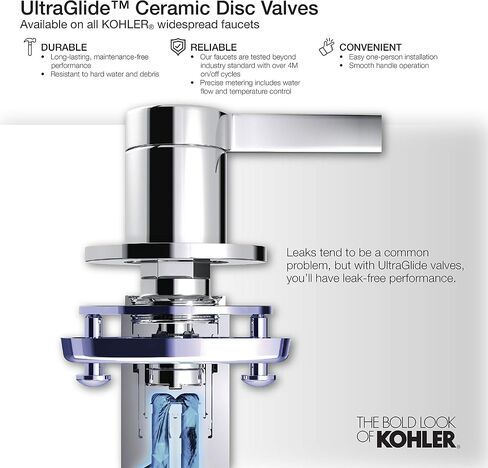 صنبور مياه واسع النطاق من KOHLER مع مقابض منحوتة in Saudi Arabia