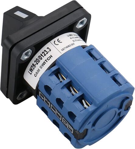 Baomain Rotary Cam Changeover Switch LW28-20/0123.3 660V 20A 12 Terminals 4 Positions in Saudi Arabia