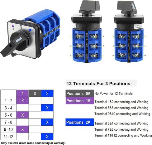 BOJACK مفتاح تحويل دوار عالمي SZW26-63 660V 63A 3 Position 3 Phase in Saudi Arabia