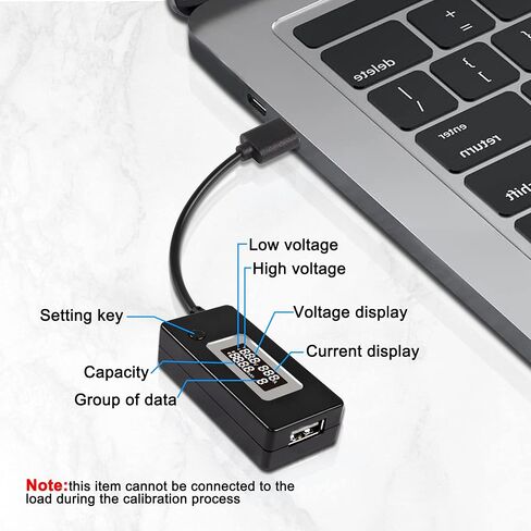 MEIRIYFA USB Volatage/Amps Power Meter Tester,4-30V 0-3A USB 3.0 Digital Multimeter Voltage-Current Monitor Detector with LCD Display for USB Device in Saudi Arabia