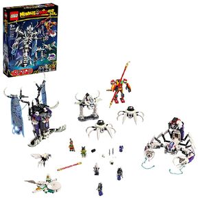 LEGO Monkie Kid The Bone Demon 80028 Creative Toy Building Kit; Awesome Play-as-You-Build Set for Kids (1,375 Pieces) in Saudi Arabia