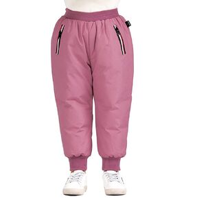 Happy Cherry Baby Boys Girls Elastic Windproof Down Pants Lightweight Warm Snow Pants