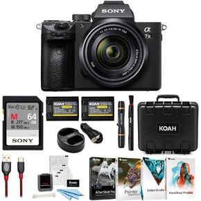 Sony a7 III Full Frame Mirrorless Interchangeable-Lens Camera with 28-70mm Lens Essentials Bundle in Kuwait