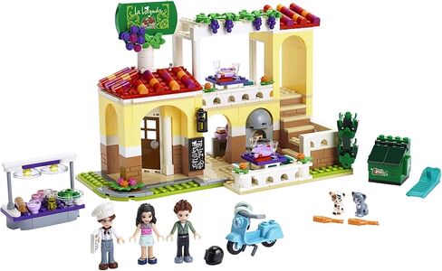 LEGO Friends Heartlake City Restaurant 41379 Restaurant Playset with Mini Dolls and Toy Scooter for Pretend Play, Cool Building Kit Includes Toy Kitchen, Pizza Oven and More (624 Pieces) in Saudi Arabia