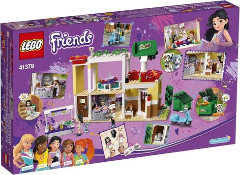 LEGO Friends Heartlake City Restaurant 41379 Restaurant Playset with Mini Dolls and Toy Scooter for Pretend Play, Cool Building Kit Includes Toy Kitchen, Pizza Oven and More (624 Pieces) in Saudi Arabia