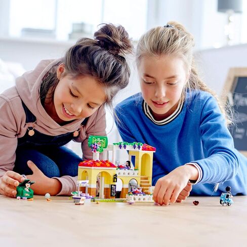 LEGO Friends Heartlake City Restaurant 41379 Restaurant Playset with Mini Dolls and Toy Scooter for Pretend Play, Cool Building Kit Includes Toy Kitchen, Pizza Oven and More (624 Pieces) in Saudi Arabia
