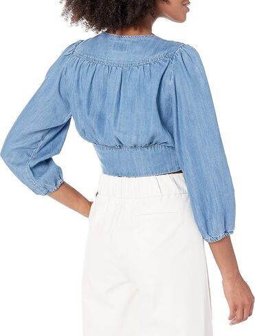 بلوزة Liezel للسيدات من GUESS بأكمام 3/4 in Kuwait