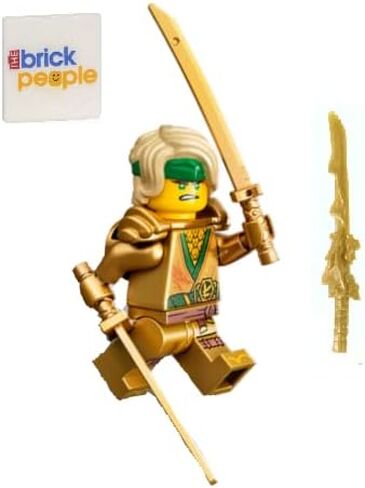 LEGO Ninjago: Lloyd Garmadon Golden Ninja with 2X Shamshir and Gold Dragon Sword in Saudi Arabia