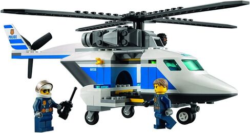 LEGO City Police High-Speed Chase 60138 Building Toy with Cop Car, Police Helicopter, and Getaway Sports Car (294 Pieces) in Saudi Arabia