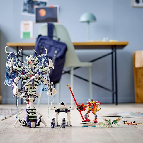 مجموعة بناء الألعاب الإبداعية LEGO Monkie Kid The Bone Demon 80028؛ مجموعة اللعب أثناء البناء الرائعة للأطفال (1,375 قطعة) in Saudi Arabia