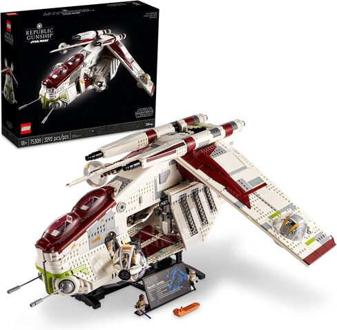 Lego Star Wars Republic Gunship 75309 UCS Display Model Kit for Adults to Build, Ultimate Collector Series, Office or Home Decor Gift Idea in Saudi Arabia