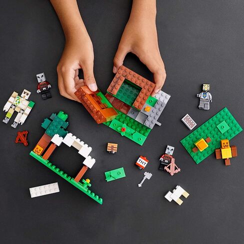 LEGO Minecraft The Pillager Outpost 21159 Awesome Action Figure Brick Building Playset for Kids Minecraft Gift (303 Pieces) in Saudi Arabia
