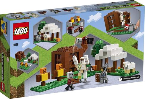 LEGO Minecraft The Pillager Outpost 21159 Awesome Action Figure Brick Building Playset for Kids Minecraft Gift (303 Pieces) in Saudi Arabia