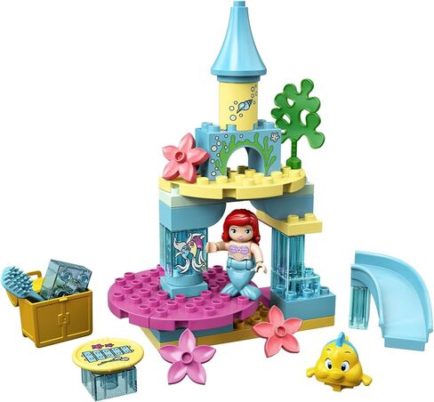 LEGO DUPLO Disney Ariel's Undersea Castle 10922 Imaginative Building Toy for Kids; Ariel and Flounder’s Princess Castle Playset Under The Sea (35 Pieces) in Saudi Arabia