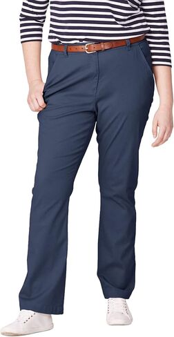 ellos Women's Plus Size Classic Stretch Chino Pants in Kuwait