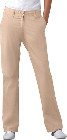 ellos Women's Plus Size Classic Stretch Chino Pants in Kuwait
