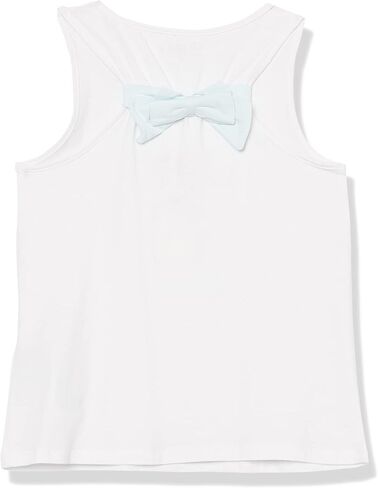 GUESS Girls' Big Glitter Logo Racerback Bow Tank Top in Saudi Arabia