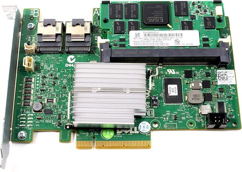 بطاقة وحدة التحكم RAID موديل W56W0 من Dell طراز PowerEdge PERC H700 512MB 6 جيجابايت/ثانية SAS PCIe 2.0 x8 in Kuwait