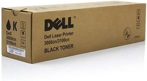 Dell K4971 CT200481 3000CN 3100CN Laser Toner Cartridge OEM (Black) in Retail Packaging in Saudi Arabia