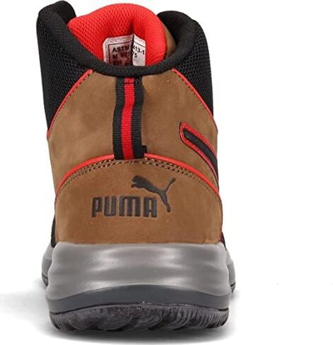 PUMA Safety Rapid Brown MID ASTM EH Safety Shoes Safety Toe Metal Free Fiberglass Toe Cap Slip Resistant Men in Kuwait