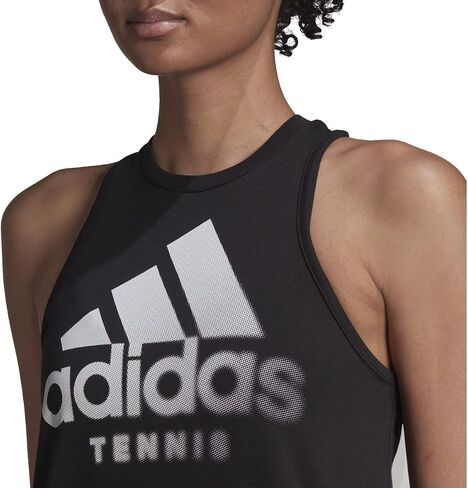 قميص بدون أكمام للسيدات من adidas فئة التنس جرافيك in Kuwait