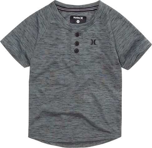 تي شيرت Hurley Kids Boys Marled Raglan قصير الأكمام (الأطفال الكبار) in Kuwait