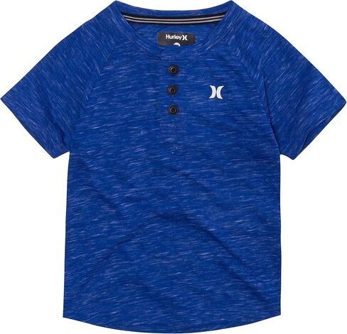 تي شيرت Hurley Kids Boys Marled Raglan قصير الأكمام (الأطفال الكبار) in Kuwait