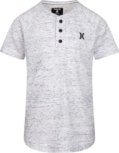 تي شيرت Hurley Kids Boys Marled Raglan قصير الأكمام (الأطفال الكبار) in Kuwait