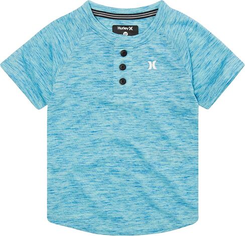 تي شيرت Hurley Kids Boys Marled Raglan قصير الأكمام (الأطفال الكبار) in Kuwait