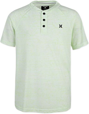 تي شيرت Hurley Kids Boys Marled Raglan قصير الأكمام (الأطفال الكبار) in Kuwait