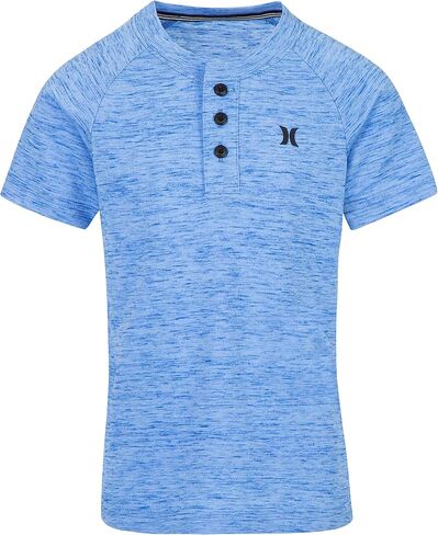تي شيرت Hurley Kids Boys Marled Raglan قصير الأكمام (الأطفال الكبار) in Kuwait