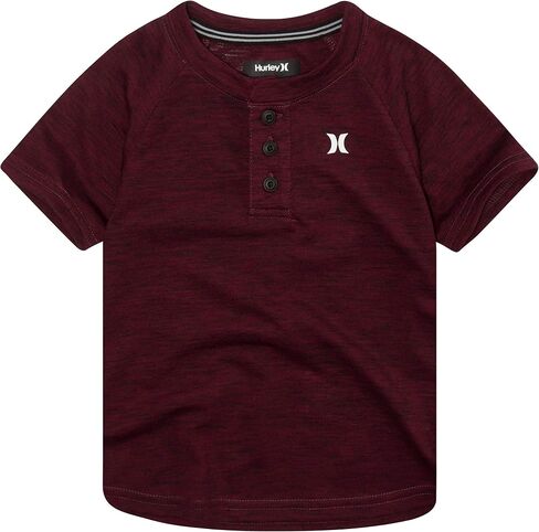 تي شيرت Hurley Kids Boys Marled Raglan قصير الأكمام (الأطفال الكبار) in Kuwait