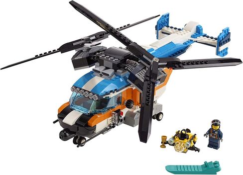 LEGO Creator 3in1 Twin Rotor Helicopter 31096 Building Kit (569 Pieces) in Saudi Arabia