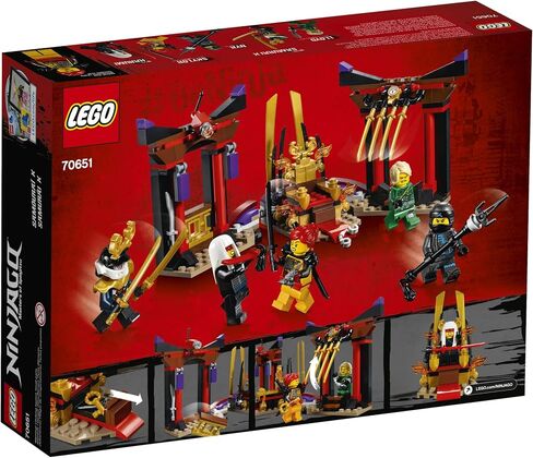LEGO NINJAGO Masters of Spinjitzu: Throne Room Showdown 70651 Building Kit (221 Pieces) in Saudi Arabia