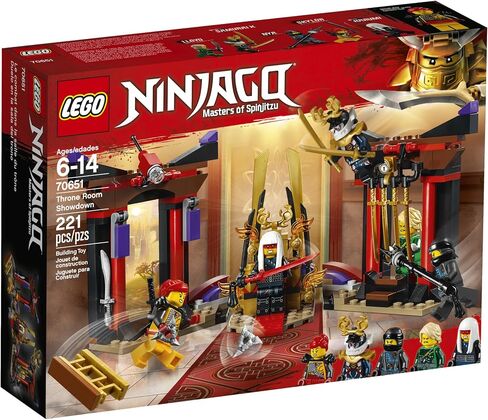 LEGO NINJAGO Masters of Spinjitzu: Throne Room Showdown 70651 Building Kit (221 Pieces) in Saudi Arabia