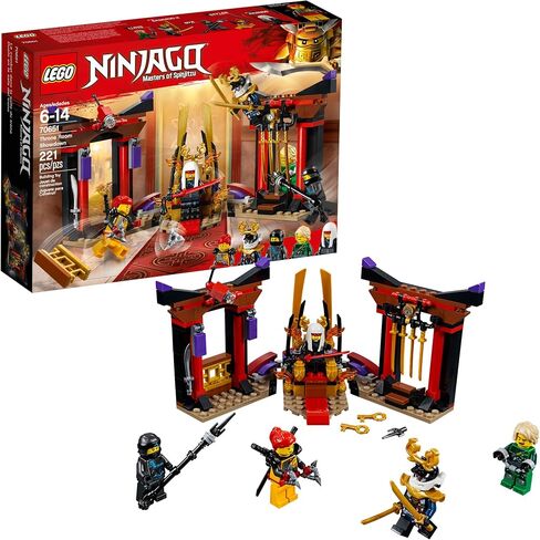 LEGO NINJAGO Masters of Spinjitzu: Throne Room Showdown 70651 Building Kit (221 Pieces) in Saudi Arabia