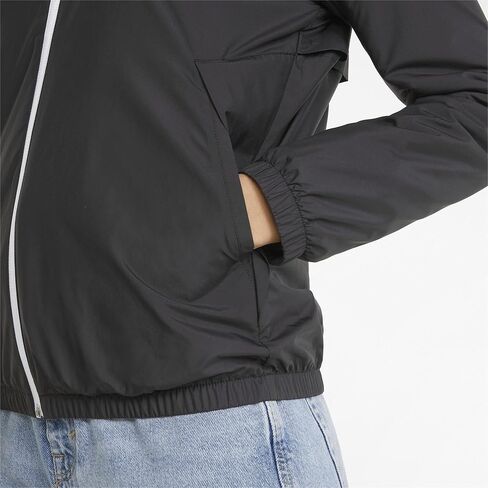 PUMA Women's Essentials Windbreaker, Black, Medium in Saudi Arabia