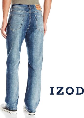 بنطال جينز Izod الرجالي المريح القابل للتمدد من الدينيم in Kuwait