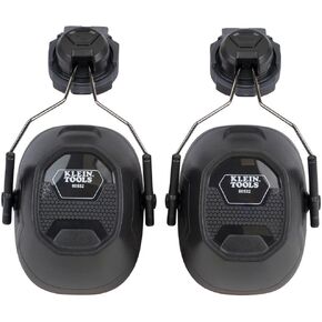 Klein Tools 60502 Earmuffs, Full Brim Hard Hat Attachment, 26dB Noise Protection, for Construction, Manufacturing, Maintenance, Woodworking in Kuwait