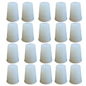 سدادة سيليكون صلبة من PUL FACTORY، مقاس #000 - عبوة من 20 قطعة in Kuwait