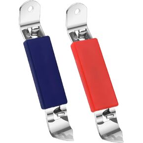 2 Pcs Magnetic Bottle Openers Manual Bottle Punch Opener Church Key Can Opener Can Punch Opener Magnetic Bottle Opener for Fridge Beer Bottles Cans Beverages (Red, Dark Blue) in Saudi Arabia