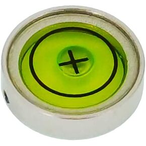 Mini Metal universal horizontal bubble water level level level level balance bubble level round 13x7mm (silvery white） in Kuwait