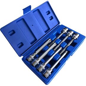 مجموعة مقابس توركس ستار طويلة للغاية 7 قطع T25-T60 CR-V "3/8" محرك 110 ملم (توركس) in Kuwait