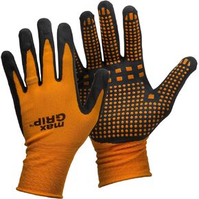 MidWest Gloves & Gear 93-L-AZ-12 Max Grip, 2 Count (Pack of 1), Ladies Green