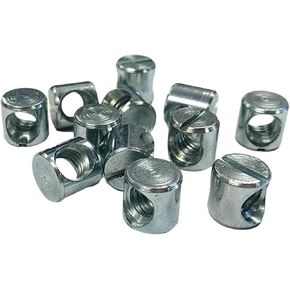 5/16 بوصة - 18 صواميل أسطوانية مشقوقة متقاطعة بارتفاع 1/2 بوصة - مجموعة من 12 قطعة in Kuwait