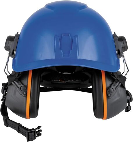 أغطية للأذنين 60502 من Klein Tools، مرفق قبعة صلبة كاملة الحافة، حماية من الضوضاء 26 ديسيبل، للبناء والتصنيع والصيانة والأعمال الخشبية in Kuwait